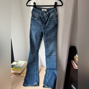 Free People Classic Blue Flare Jeans